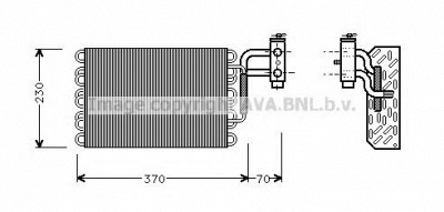 AVA QUALITY COOLING msv002 -  Испаритель, кондиционер